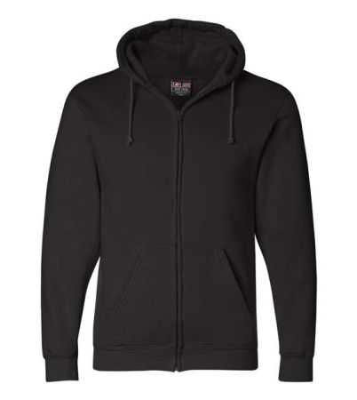 Bayside Unisex USA-Made Full-Zip Hooded Sweatshirt 900