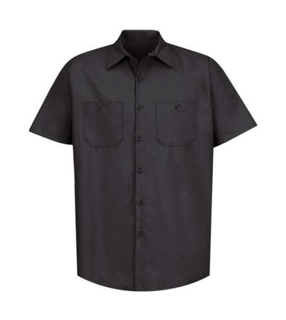 Red Kap Men's Industrial Short Sleeve Work Shirt SP24