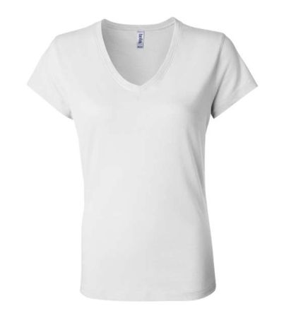 BELLA + CANVAS Women’s Jersey V-Neck Tee 6005
