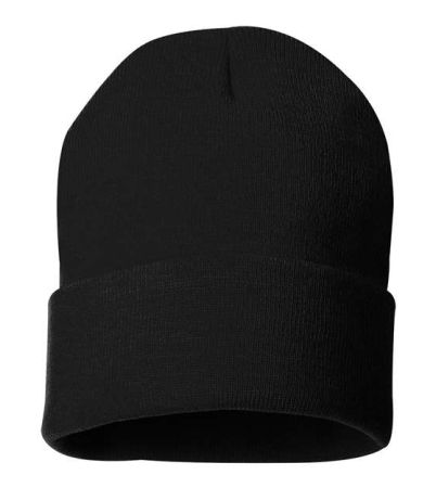 Sportsman 12" Solid Cuffed Beanie SP12