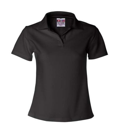 Bayside Women's USA-Made V-Neck Polo 1050B