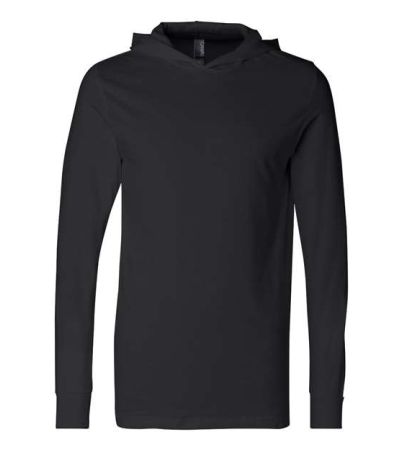 BELLA + CANVAS Unisex Jersey Hooded Long Sleeve Tee 3512