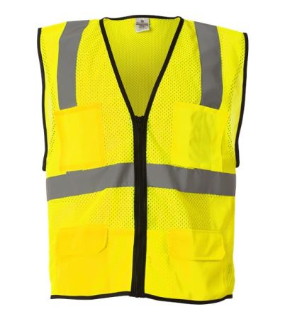 Kishigo Unisex Economy Mesh 6-Pocket Vest 1191-1192