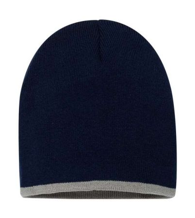 Sportsman 8" Bottom-Striped Beanie SP09