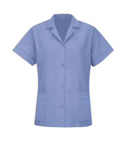 Red Kap Women's Loose Fit Short Sleeve Button Smock TP23