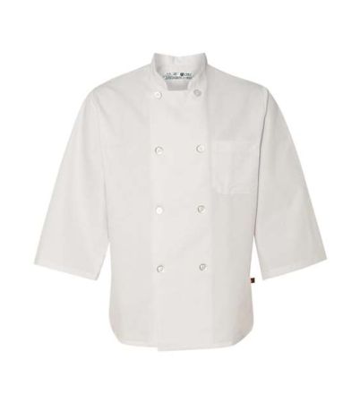 Chef Designs Three-Quarter Sleeve Chef Coat 0402