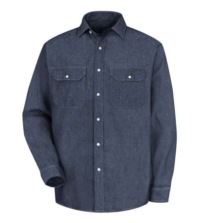 Red Kap Men's Deluxe Denim Long Sleeve Shirt SD78
