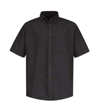 Red Kap Men's Poplin Short Sleeve Dress Shirt SP80