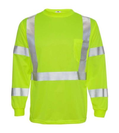 Kishigo Unisex Long Sleeve Class 3 T-Shirt 9145-9146
