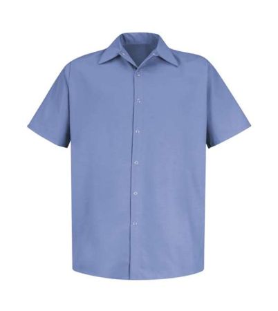 Red Kap Men's Specialized Short Sleeve Pocketless Work Shirt SP26