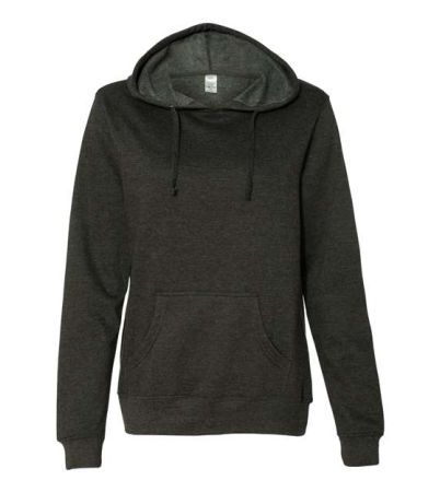 Independent Trading Co. Women's Junior Fit Heavenly Fleece Lightweight Hooded Sweatshirt SS650