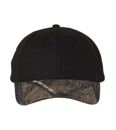 Kati Solid Crown with Camo Bill Cap LC25