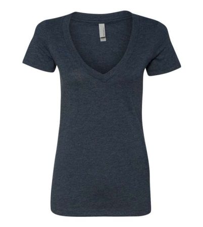 Next Level Women’s CVC Deep V-Neck T-Shirt 6640