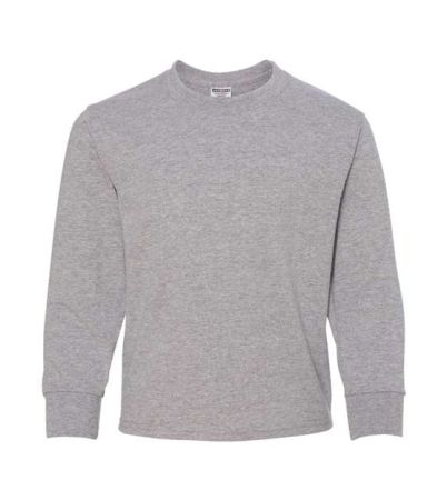 JERZEES Youth Dri-Power® Long Sleeve 50/50 T-Shirt 29BLR