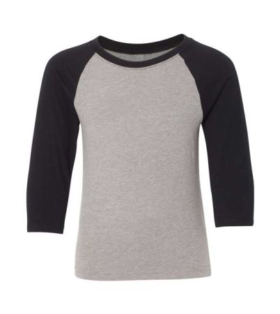 Next Level Youth CVC Three-Quarter Sleeve Raglan T-Shirt 3352N