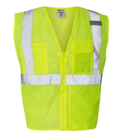 Kishigo Unisex Clear ID Vest with Zipper Closure 1532