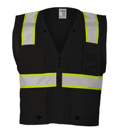 Kishigo Unisex EV Series® Enhanced Visibility Multi-Pocket Mesh Vest B100-111