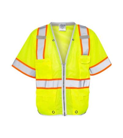 Kishigo Unisex Premium Brilliant Series® Heavy Duty Class 3 Vest 1550-1551