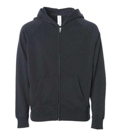 Independent Trading Co. Toddler Lightweight Special Blend Raglan Zip Hood PRM10TSBZ