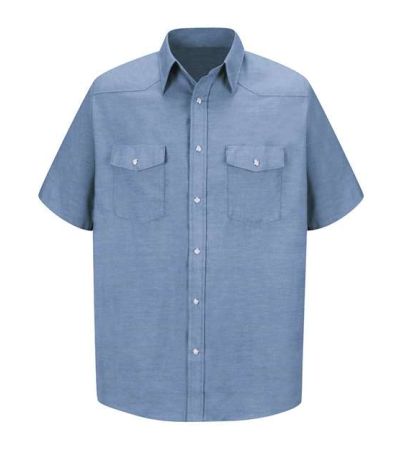 Red Kap Men's Tall Deluxe Western Style Short Sleeve Shirt SC24T