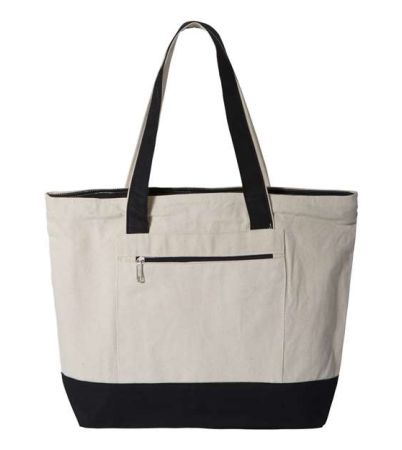 Q-Tees 19L Zippered Tote Q1300