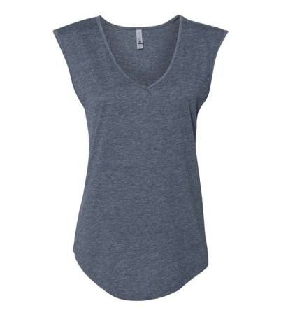 Next Level Women's Festival Sleeveless Deep V-Neck T-Shirt 5040NL