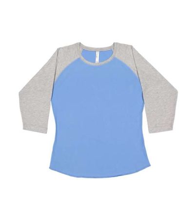 LAT Women's Baseball Fine Jersey Three-Quarter Sleeve Tee 3530