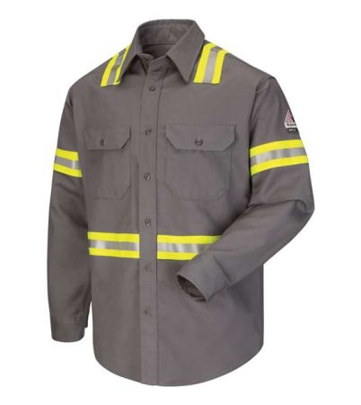 Bulwark Men's Enhanced Visibility Uniform Shirt SLDT