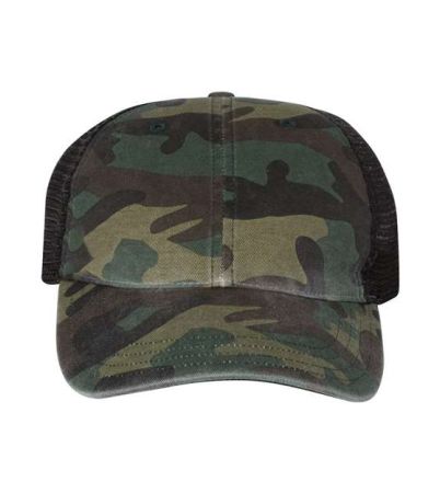 Richardson Garment Washed Printed Trucker Cap 111P