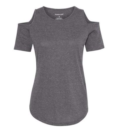 Boxercraft Women's Cold Shoulder T-Shirt T32