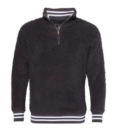 Boxercraft Unisex Varsity Sherpa Quarter-Zip Pullover Q20