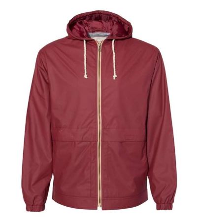 Weatherproof Unisex Vintage Hooded Rain Jacket 193910
