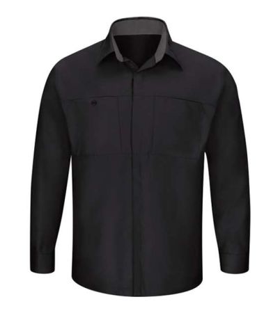 Red Kap Men's Tall Performance Plus Long Sleeve Shirt with OilBlok Technology SY32T