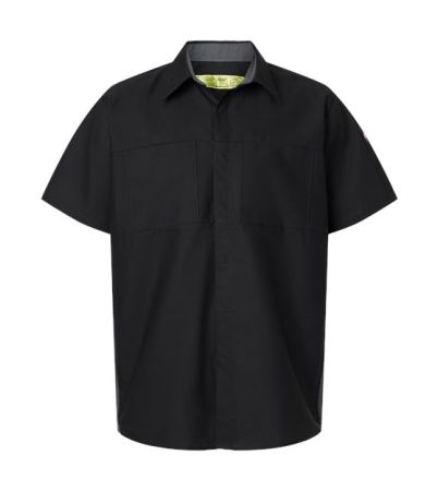 Red Kap Men's Performance Plus Short Sleeve Shirt With Oilblok Technology SY42