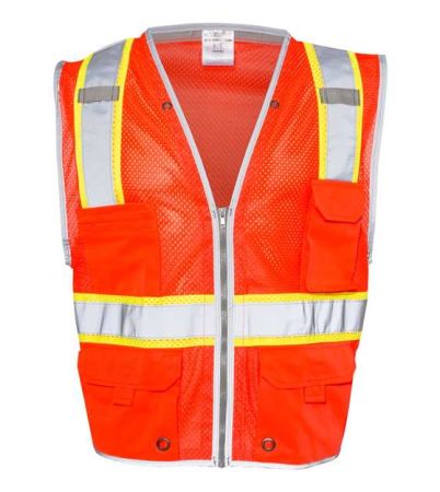 Kishigo Unisex Premium Brilliant Series® Heavy-Duty Class 2 Vest 1510-1511