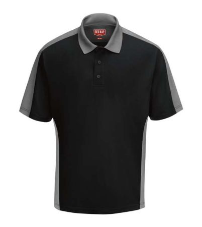 Red Kap Men's Performance Knit Two Tone Polo SK54