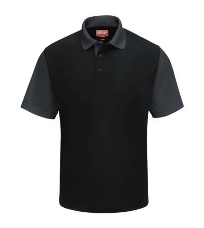 Red Kap Men's Performance Knit Color-Block Polo SK56