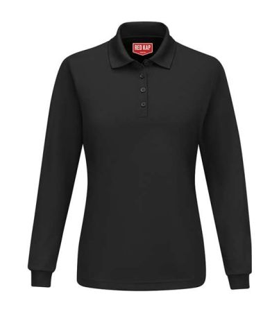 Red Kap Women's Long Sleeve Performance Knit Polo SK7L