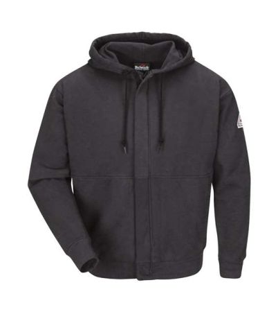 Bulwark Men's Zip-Front Hooded Sweatshirt SEH4
