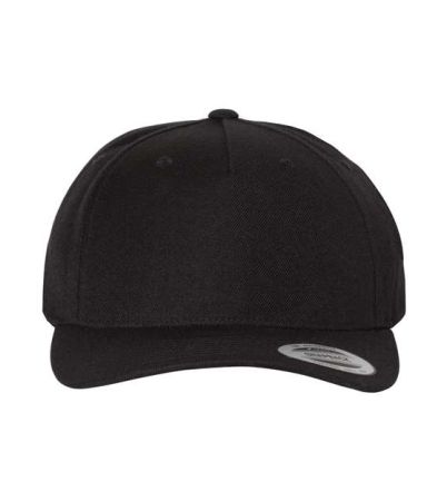YP Classics Premium Five-Panel Curved Bill Snapback Cap 5789M