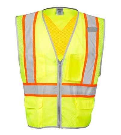 Kishigo Unisex Premium Brilliant Series® X Back Dual Compliant Vest 1576-1577