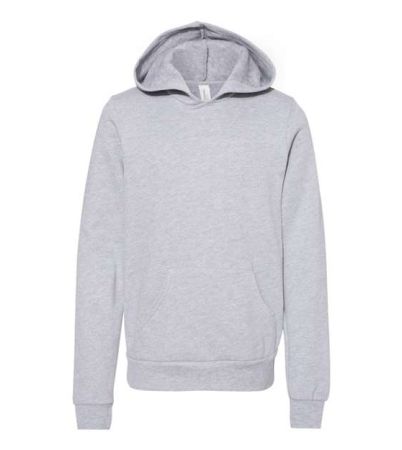 BELLA + CANVAS Youth Sponge Fleece Hoodie Sweatshirt 3719Y