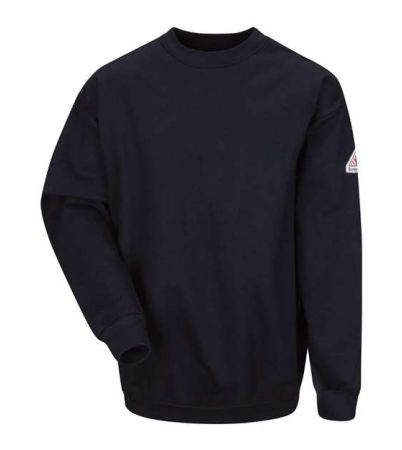 Bulwark Men's Tall Flame Resistant Crewneck Sweatshirt SEC2T