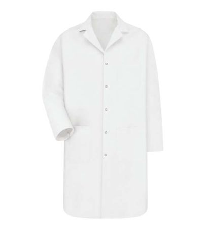 Red Kap Unisex Tall Gripper Front Lab Coat KP18T