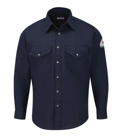 Bulwark Men's Snap-Front Uniform Shirt - Nomex® IIIA - 4.5 oz. SNS2
