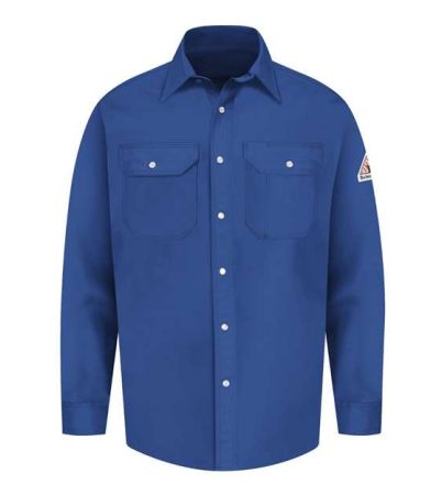 Bulwark Men's Tall Snap-Front Uniform Shirt - EXCEL FR SES2T