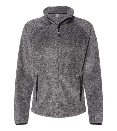 J. America Women's Boundary Shag Frosty Sherpa Full-Zip 8463