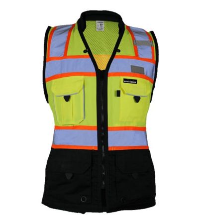 Kishigo Women's Premium Black Series® Heavy Duty Surveyors Vest S50215022