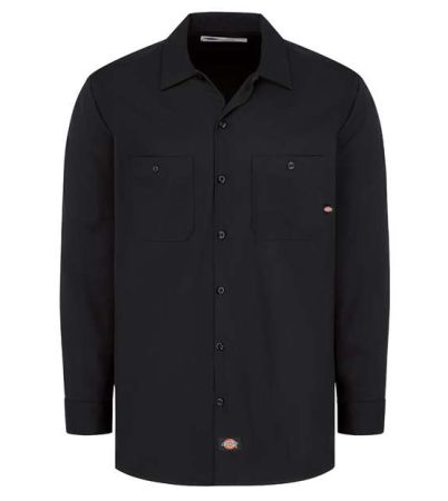 Dickies Men's Industrial Cotton Long Sleeve Work Shirt L307