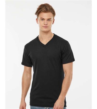 Tultex Men's Poly-Rich V-Neck T-Shirt 207M